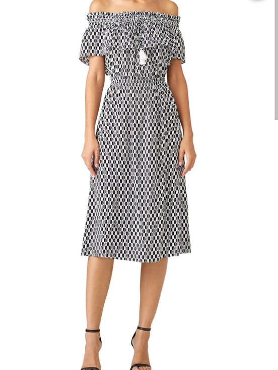 kate spade Dresses & Skirts - NWT kate spade Arrow Striped Rayon Dress Medium Knee Length